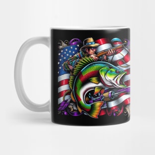 Celebrate Mardi Gras and show your love of fishing with this vibrant patriotic design Mug